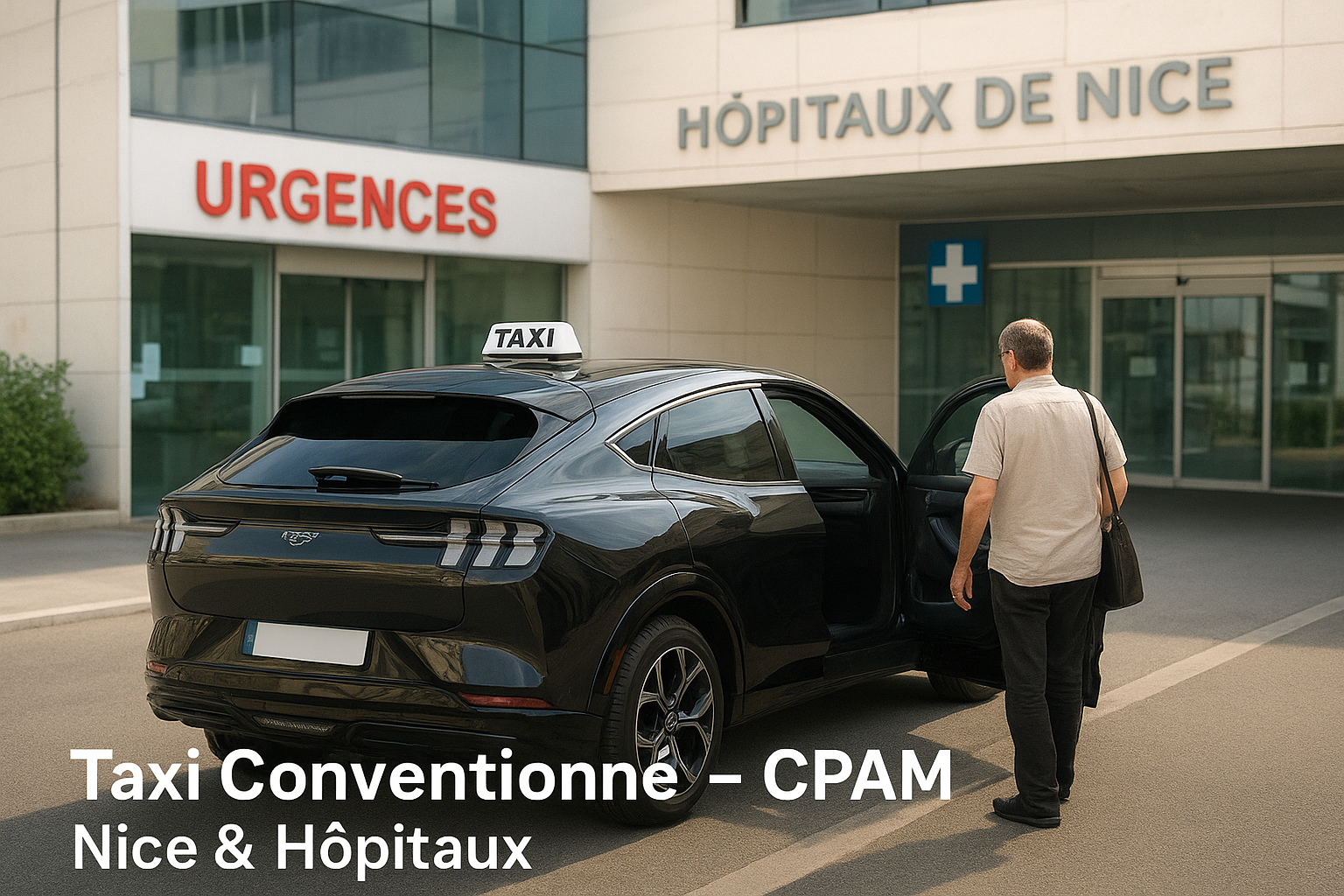 dépose d'un client au centre lacassagne à Nice Image