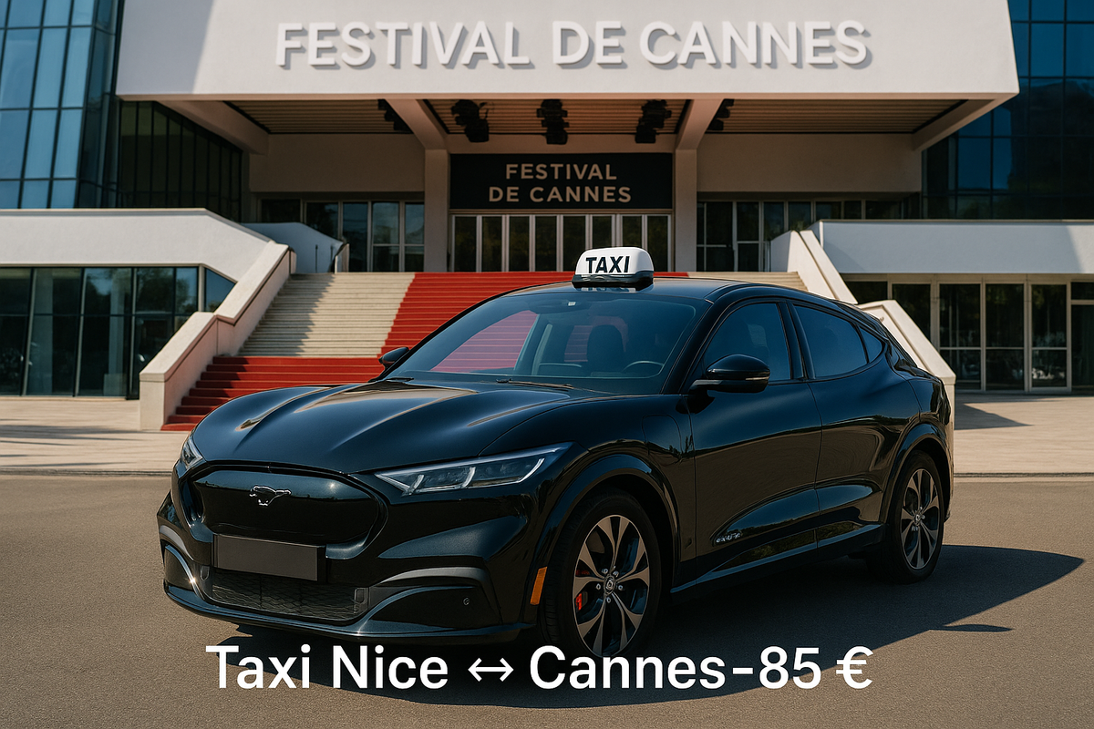 Taxi Aéroport Nice Côte d'Azur ↔ Cannes